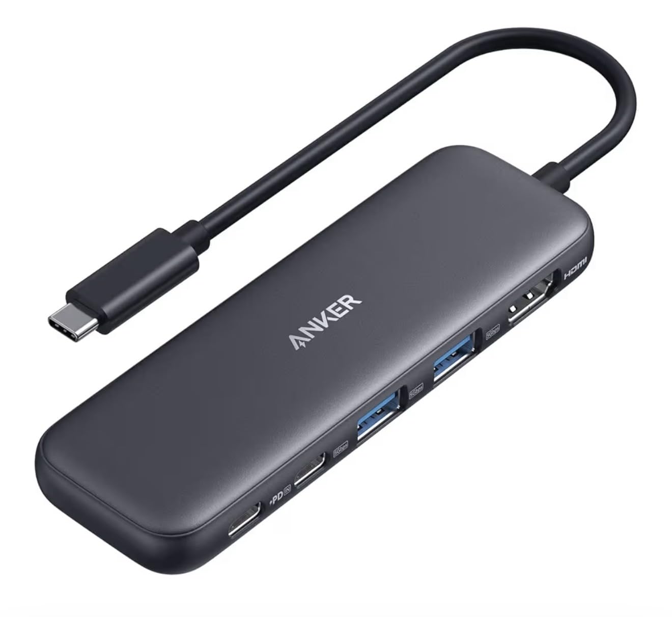 Anker USB C Hub, 5-in-1 USBC to HDMI Splitter with 4K Display, 1 x Powered USB-C 5Gbps & 2x Powered USB-A 3.0 customer photo 1