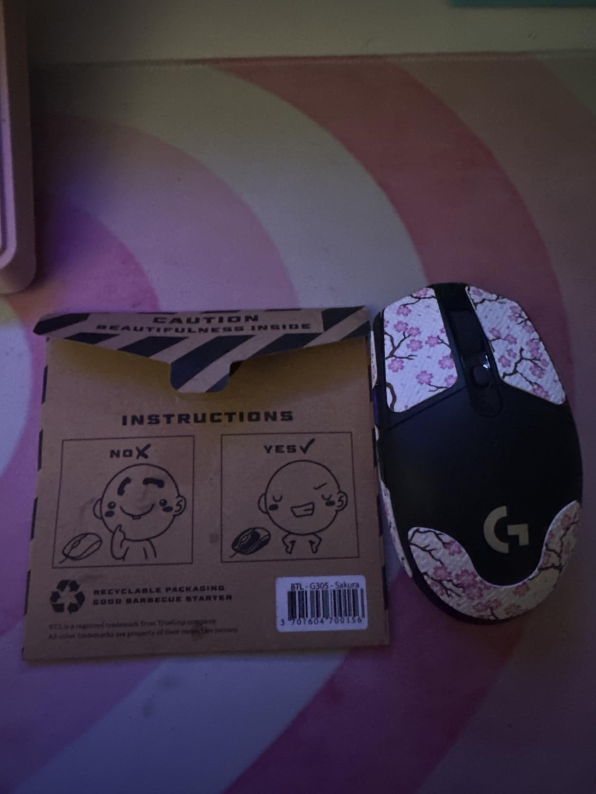 BT.L Mouse Grip for Logitech G305 & G203 PRO Gaming (Kumo) customer photo 1