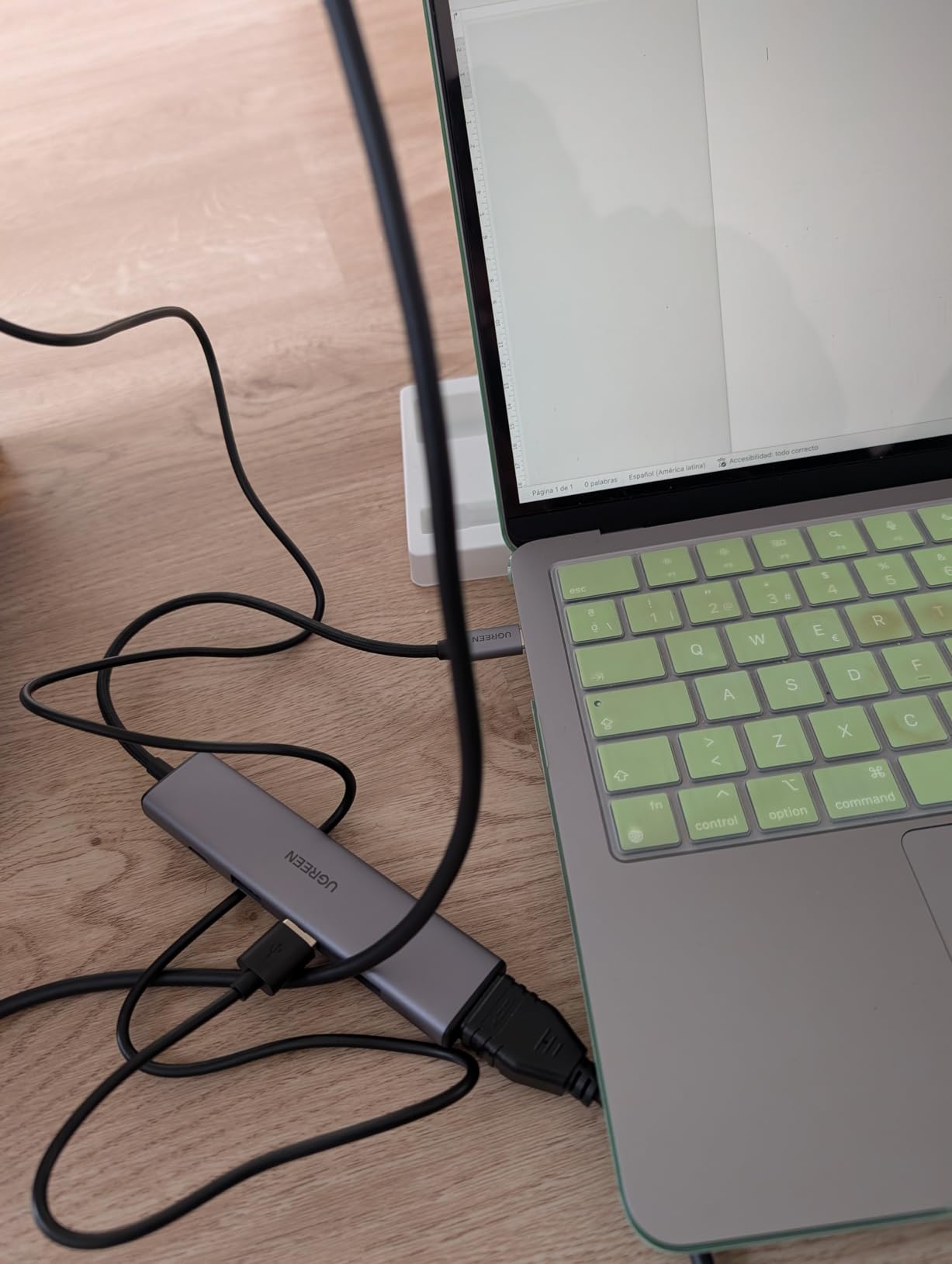 UGREEN USB C Hub 5 in 1 Multiport Adapter Revodok 105 4K HDMI, 100W Power Delivery, 3 USB-A Data Ports customer photo 2