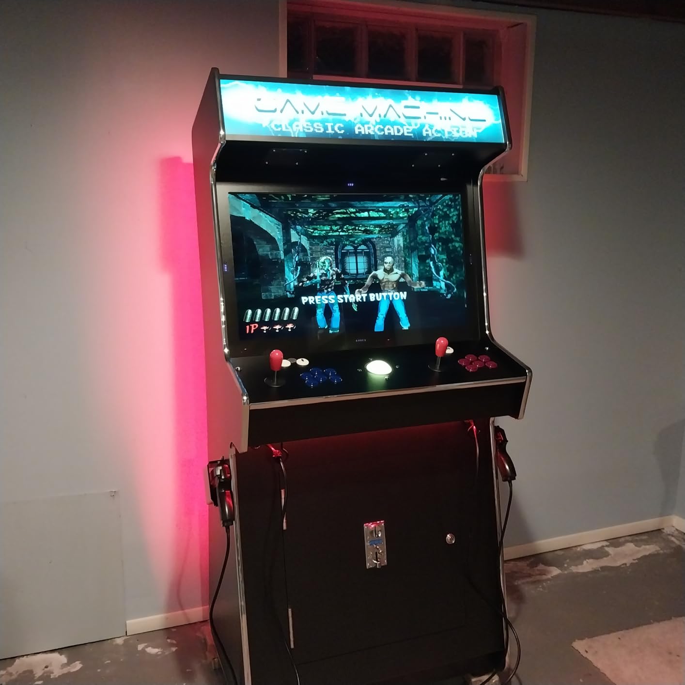 Full Size Commercial Grade Upright Standup Arcade Machine 2 Player 4500 Games 32 inch Screen Black with 2 Shooting Guns customer photo 2