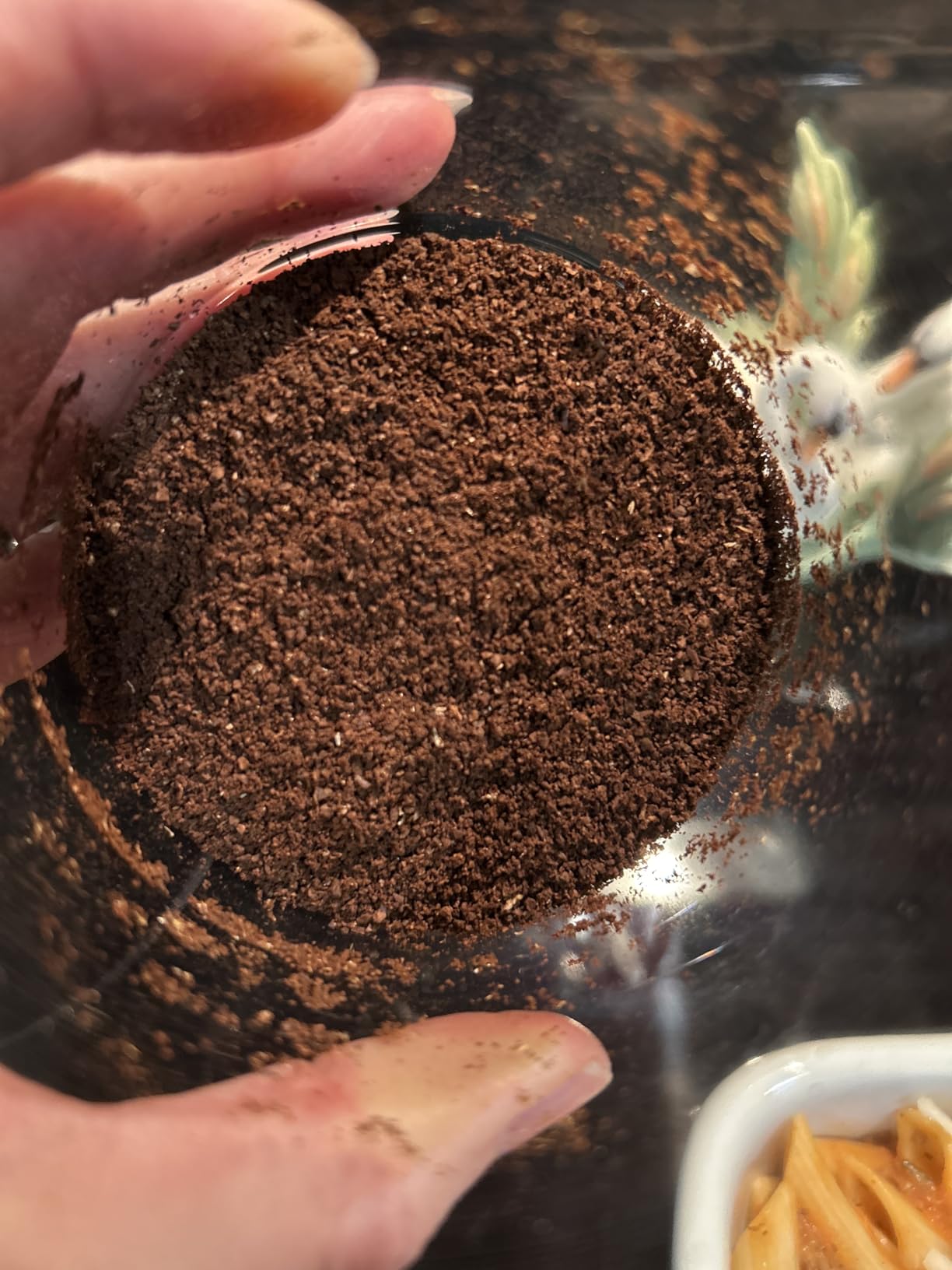 Burr Coffee Grinder, Electric Conical Coffee Bean Grinder With 30 Adjustable Grind Settings For 2-12 Cups, Silver & Black customer photo 1