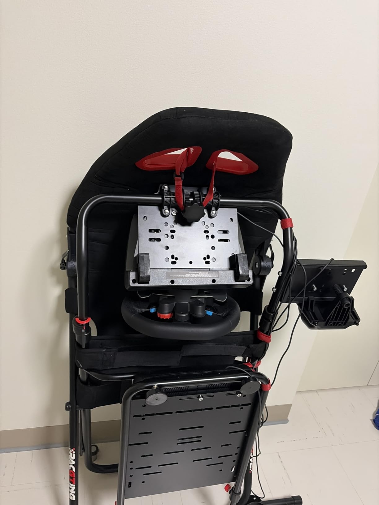 RACGTING Racing Simulator Cockpit for G920 G29 G923, Foldable Racing Simulator for Thrustmaster T248X T248 T300 T150 458 TX Xbox PS5 PS4 PC customer photo 1