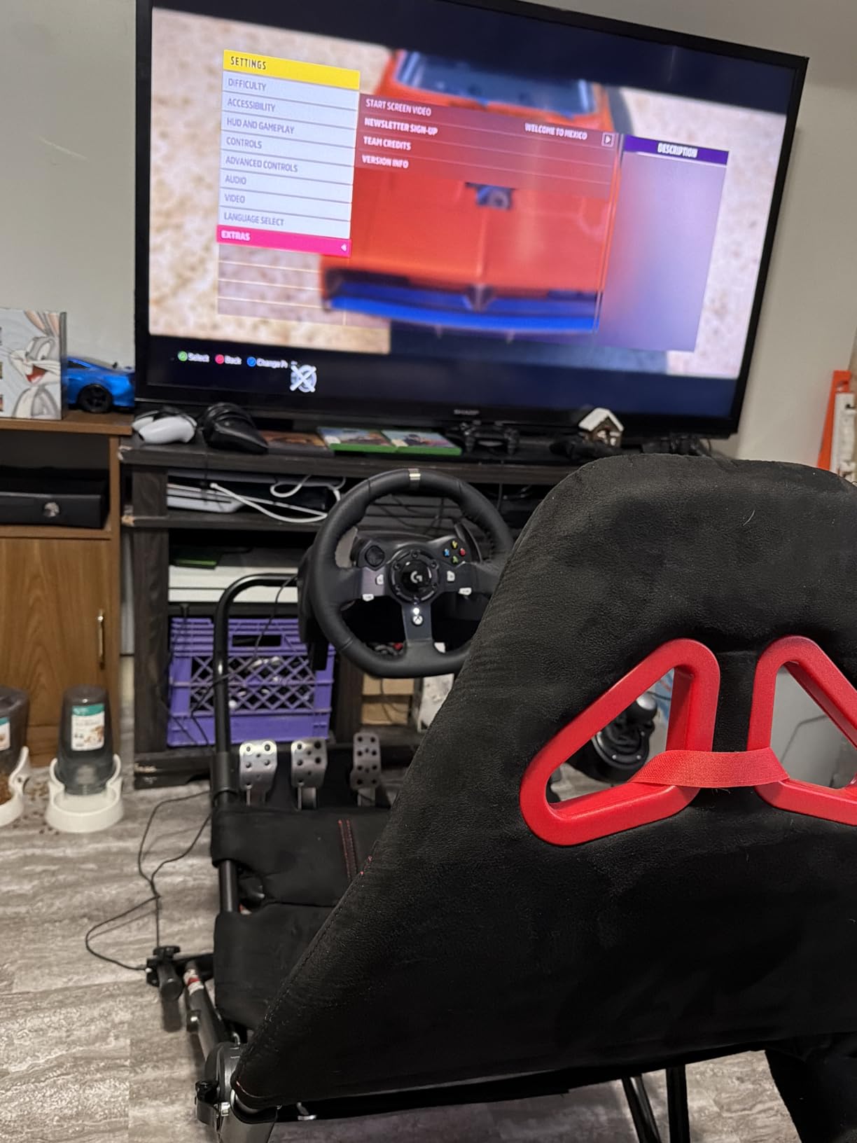 RACGTING Racing Simulator Cockpit for G920 G29 G923, Foldable Racing Simulator for Thrustmaster T248X T248 T300 T150 458 TX Xbox PS5 PS4 PC customer photo 2