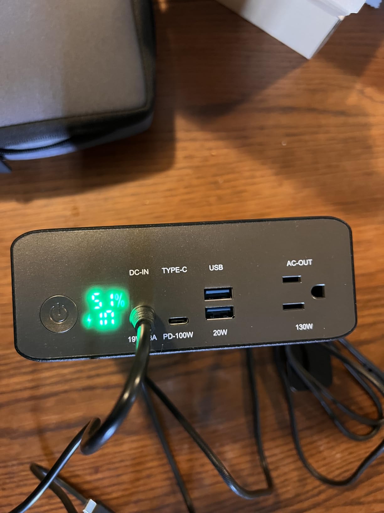 Laptop Power Bank with AC Outlet, 40000mAh PD 100W USB-C Charging, Portable Laptop Charger, 130W Battery Backup for CPAP Outdoor Camping Trip Hunting Emergency customer photo 1