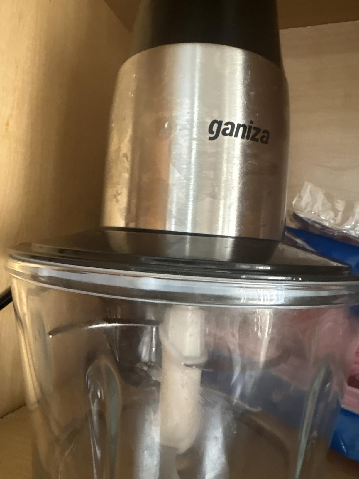 GANIZA Food Processors, Electric Food Chopper with Meat Grinder & Vegetable Chopper - 2 Bowls (8 Cup+8 Cup) with Powerful 450W Copper Motor - Includes 2 Sets of Bi-Level Blades for Fruits/Meat/Nuts customer photo 1