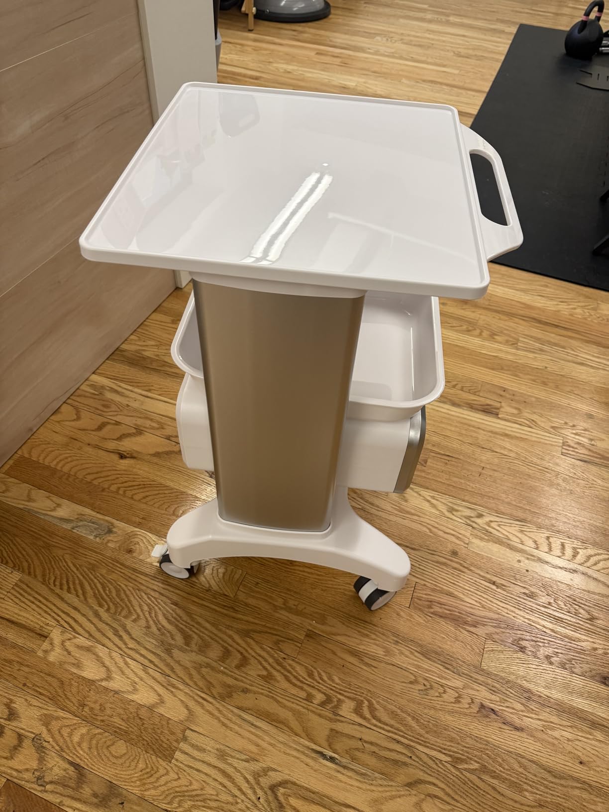 Mobile Medical Trolley Cart 130 Lbs Load Portable Professional for Ultrasound Imaging Scanner Vehicle Beauty Storage Cart with Drawers Tool Tray Wheels for Home Hospital Office Medical Clinic customer photo 1