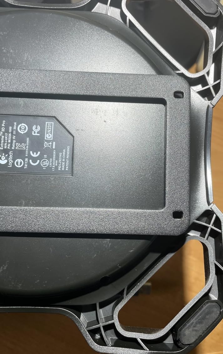 WELLMETE Clamp-on Desk Mount for Flight Sim Joystick-Compatible with Logitech G Extreme 3D PRO Joystick Adjustable Enduring Steel Mount Holder for Hotas Flight (Quick Release Type) customer photo 2