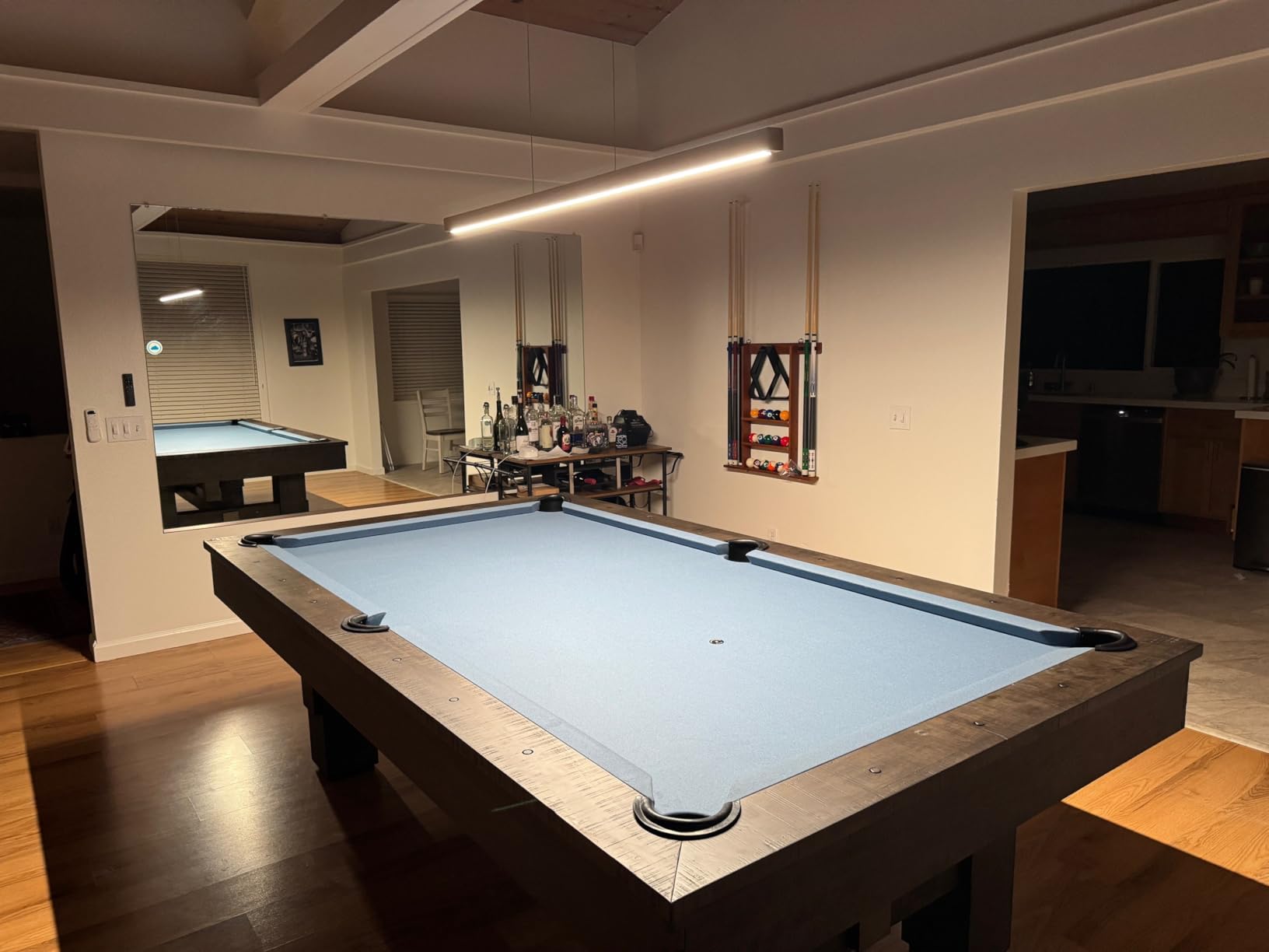 Nixon Billiards - Kemp Slate Billiard Pool Table - Grayson Gray/Weathered Slate - 7ft and 8ft customer photo 2