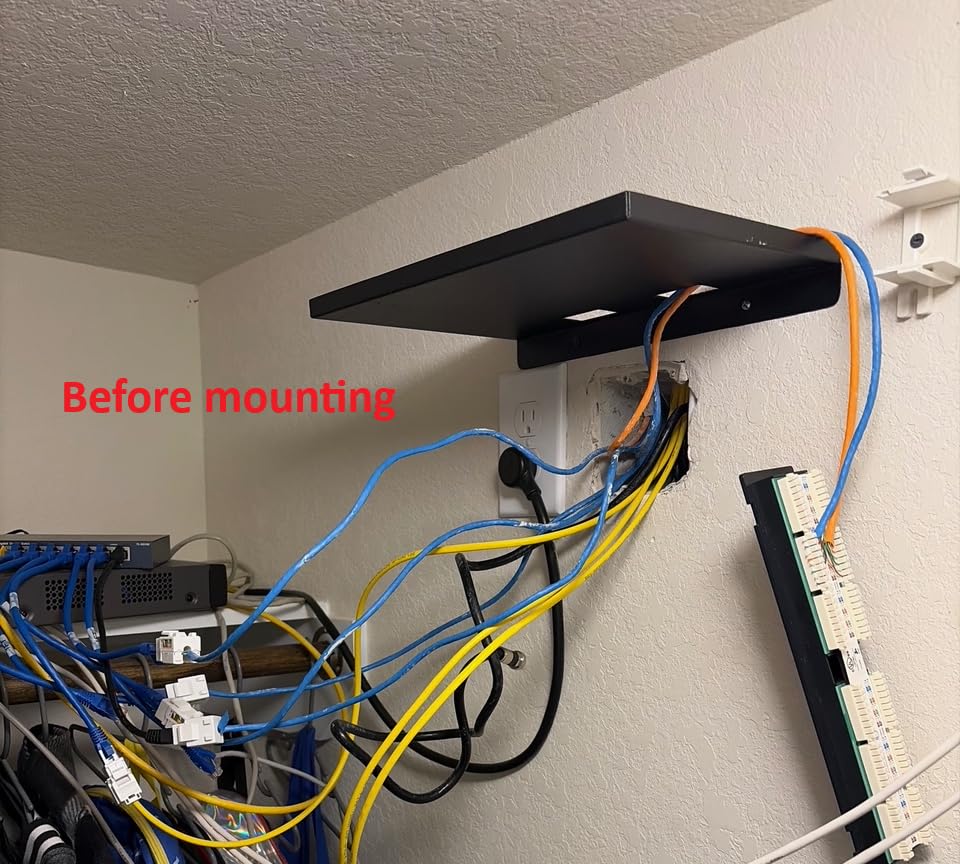 Tecmojo 6U Wall Mount Server Cabinet - Enclosed IT Network Rack with Lockable Door, Side Panels, Cooling Fan, 17.7in Depth customer photo 2