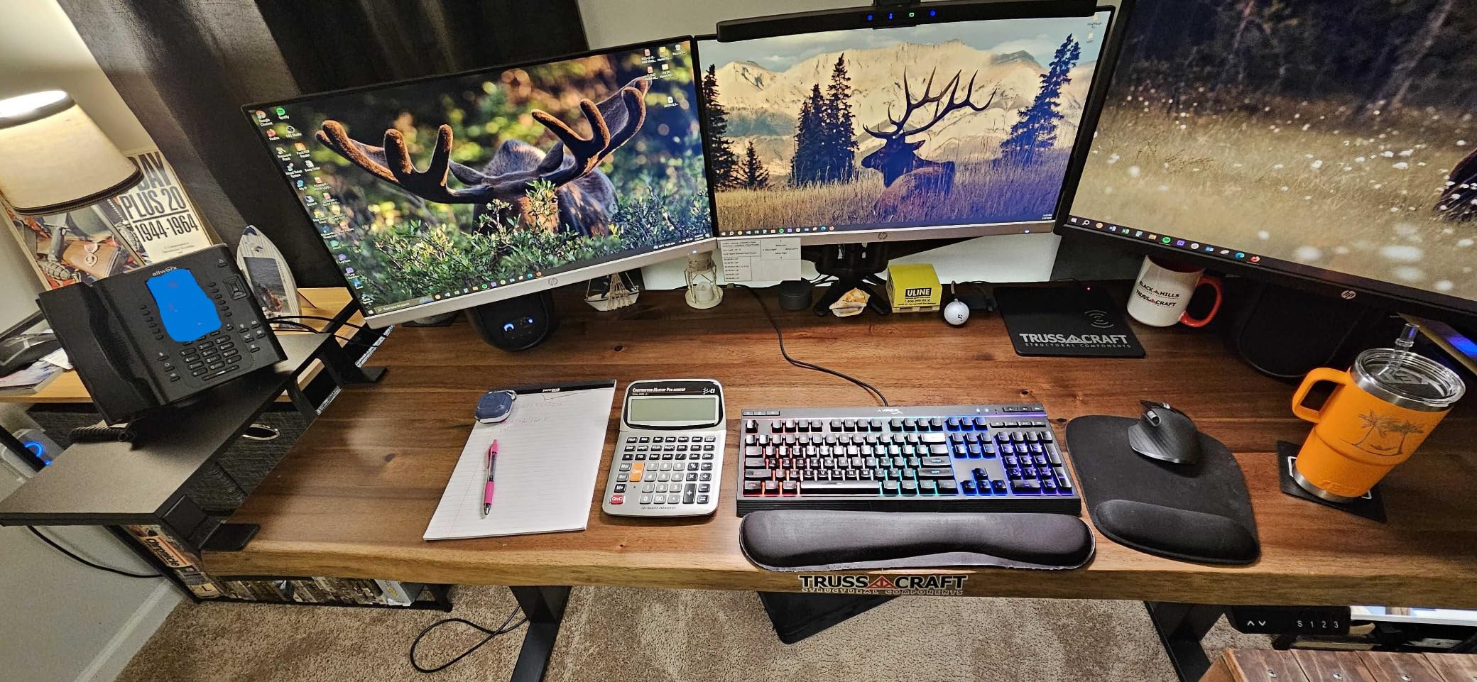 VIVO Clamp-on 22 inch Desk Extension Shelf for Gaming PC, Ergonomic Computer Monitor and Laptop Riser, Printer Stand, Versatile with Freestanding Feet Included, Desktop Organizer, DESK-SHELF22B customer photo 1