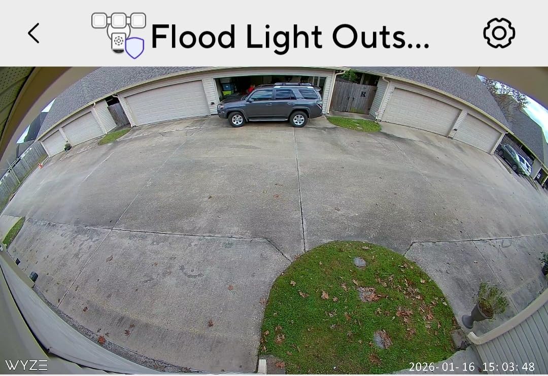 Floodlight Camera Pro, PCMag Editors' Choice 3000-Lumen LEDs, 2.5K HD Outdoor Security Camera, 180° Wide View, Color Night Vision, Works with Alexa & Google, Wired. Free Expert Setup customer photo 1