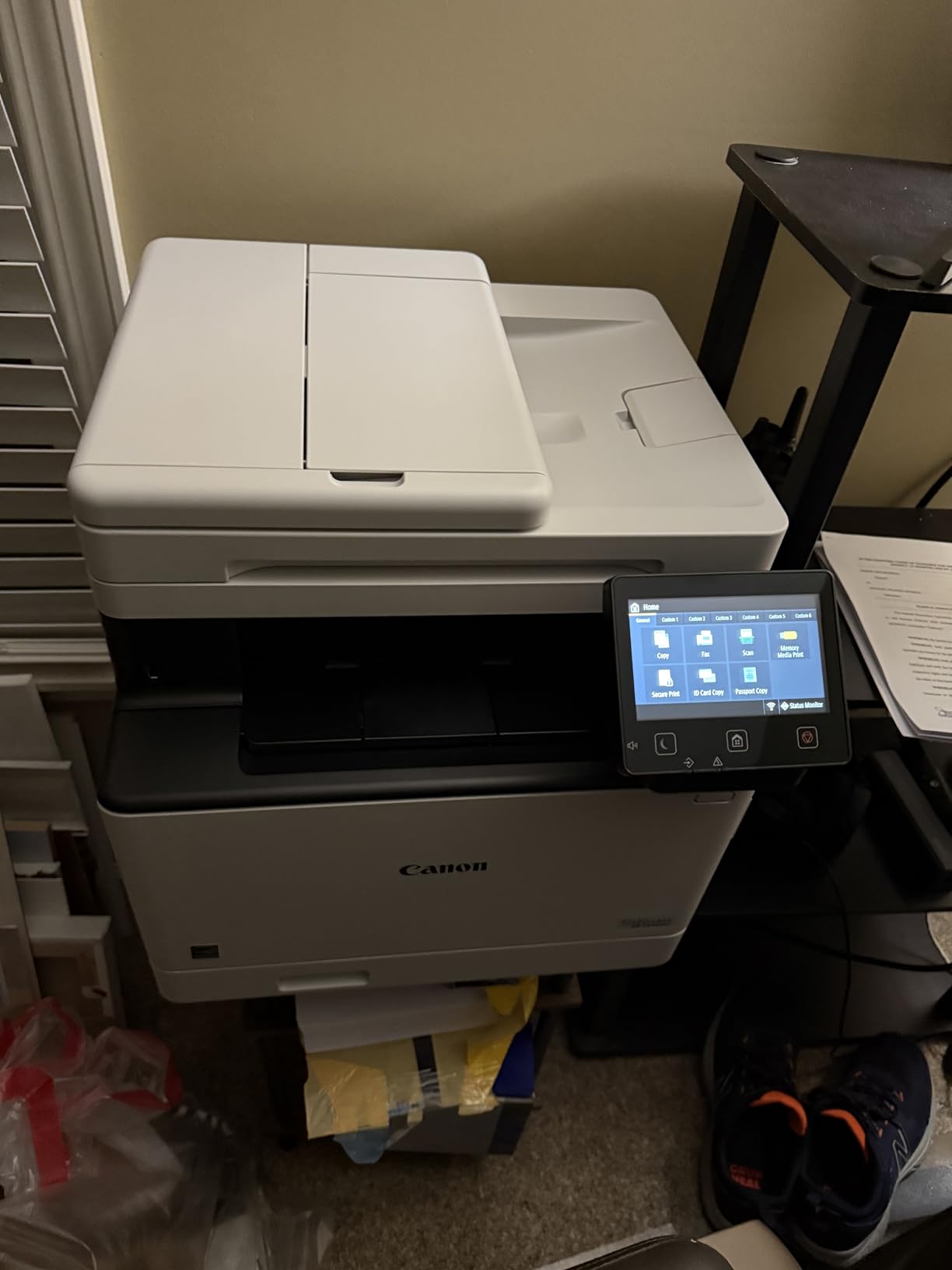 Canon imageCLASS MF753Cdw - Wireless Duplex Color Laser Printer, All-in-One with Scanner, Copier, Fax, Auto Document Feeder, Mobile Ready, 3 Year Limited Warranty, 35 PPM, White customer photo 1