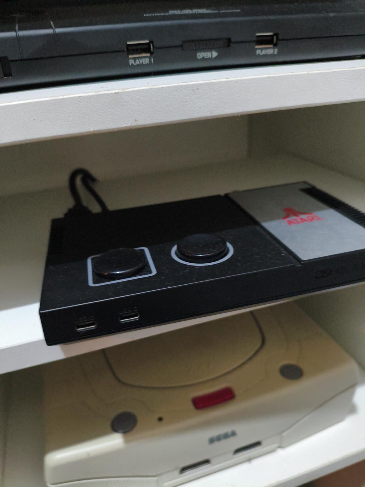 My Arcade Atari Game Station Pro: Retro Video Game Console with 200+ Games, Wireless Joysticks, RGB LED Lights customer photo 2