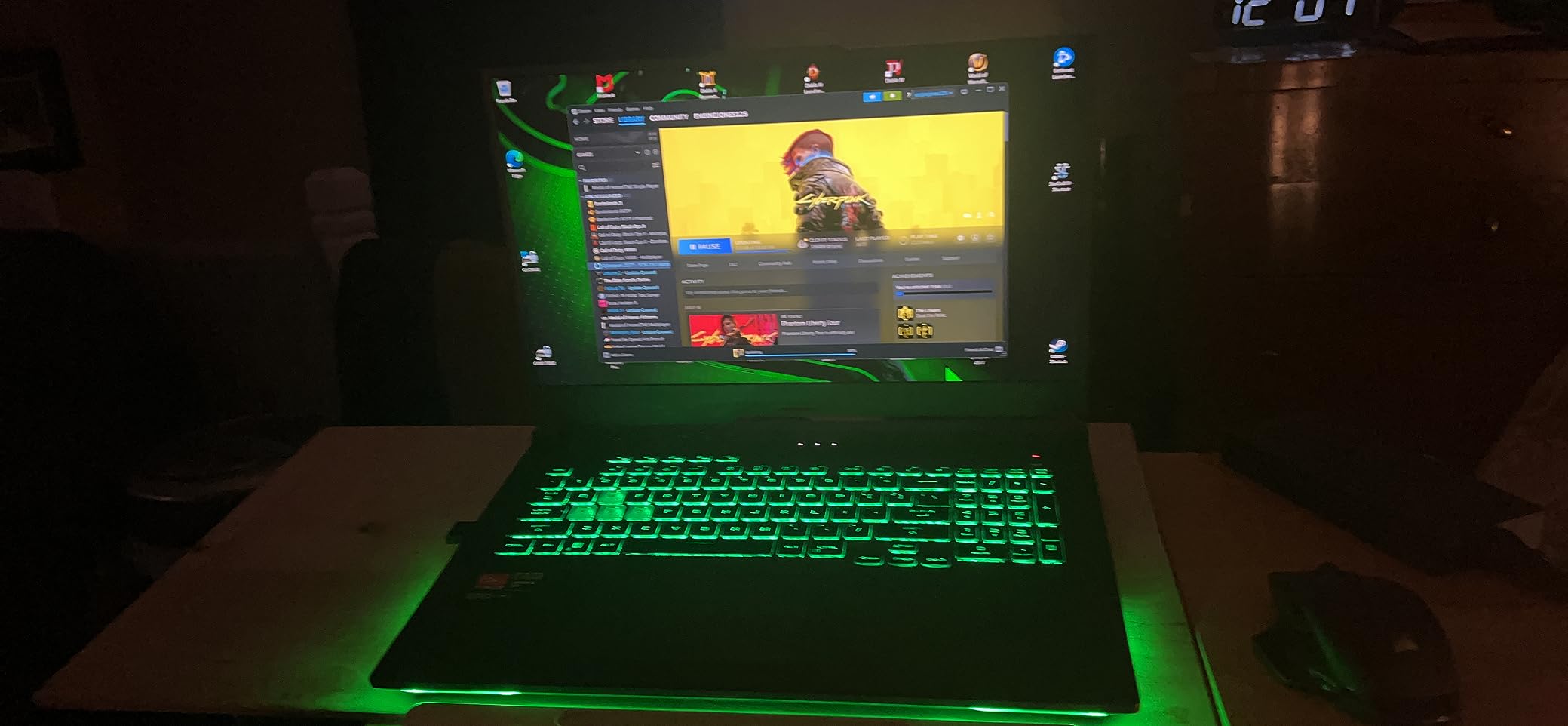 ASUS ROG Strix G17 Gaming Laptop, 17.3 inch QHD 240Hz, GeForce RTX 4070, AMD Ryzen 9 7945HX, 16GB DDR5, 1TB PCIe SSD, Wi-Fi 6E, Windows 11 customer photo 1
