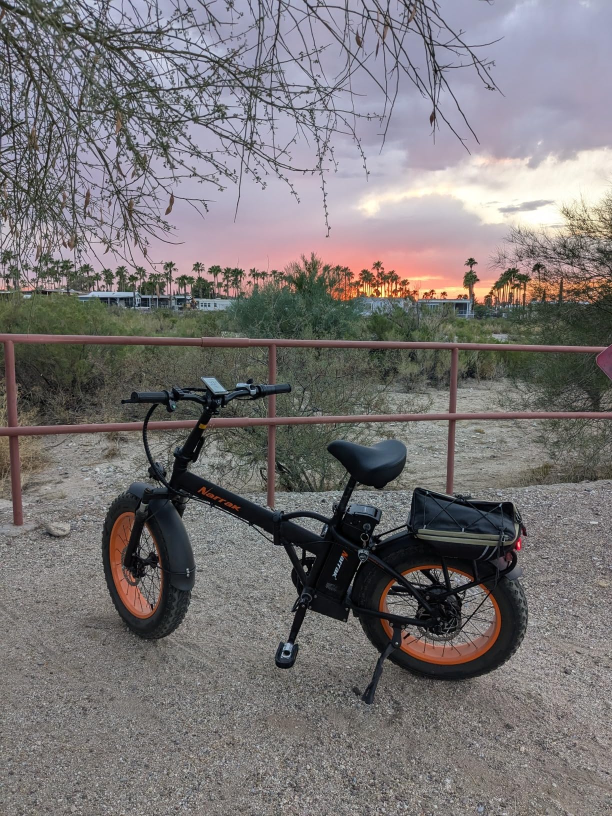 Fat Tire Folding Electric Bike, 48V & 624Wh Lithium Removable Battery, Peak 1100W Brushless Motor, Max Speed 20Mph, M5 Large LCD Display, Suspension, Step-Over/Thru Frame customer photo 2