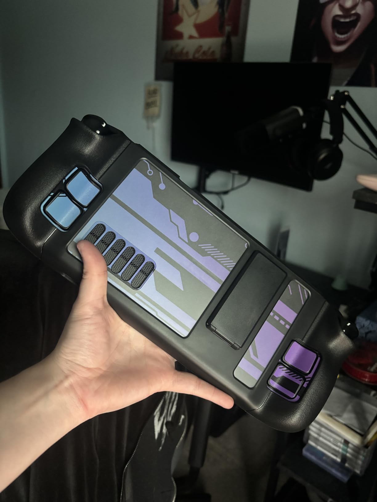 PlayVital Full Set Protective Skin Decal for Steam Deck LCD, Custom Stickers Vinyl Cover for Steam Deck OLED - Tear Down customer photo 1