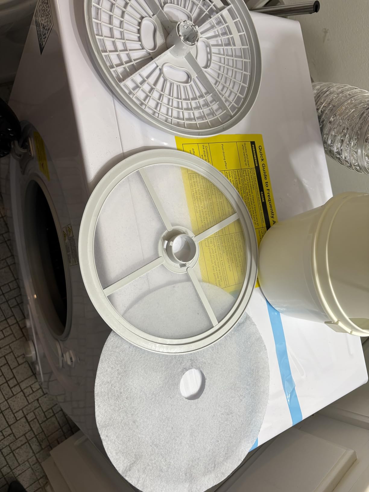 BLACK+DECKER 1.5 Cu. Ft. Compact Dryer, 5.5 lb. Capacity, 850W 120V Vented Electric Drying Machine with Stainless Steel Drum, Portable Dryer for Laundry for Standard Wall Outlet, BCED15, White customer photo 1