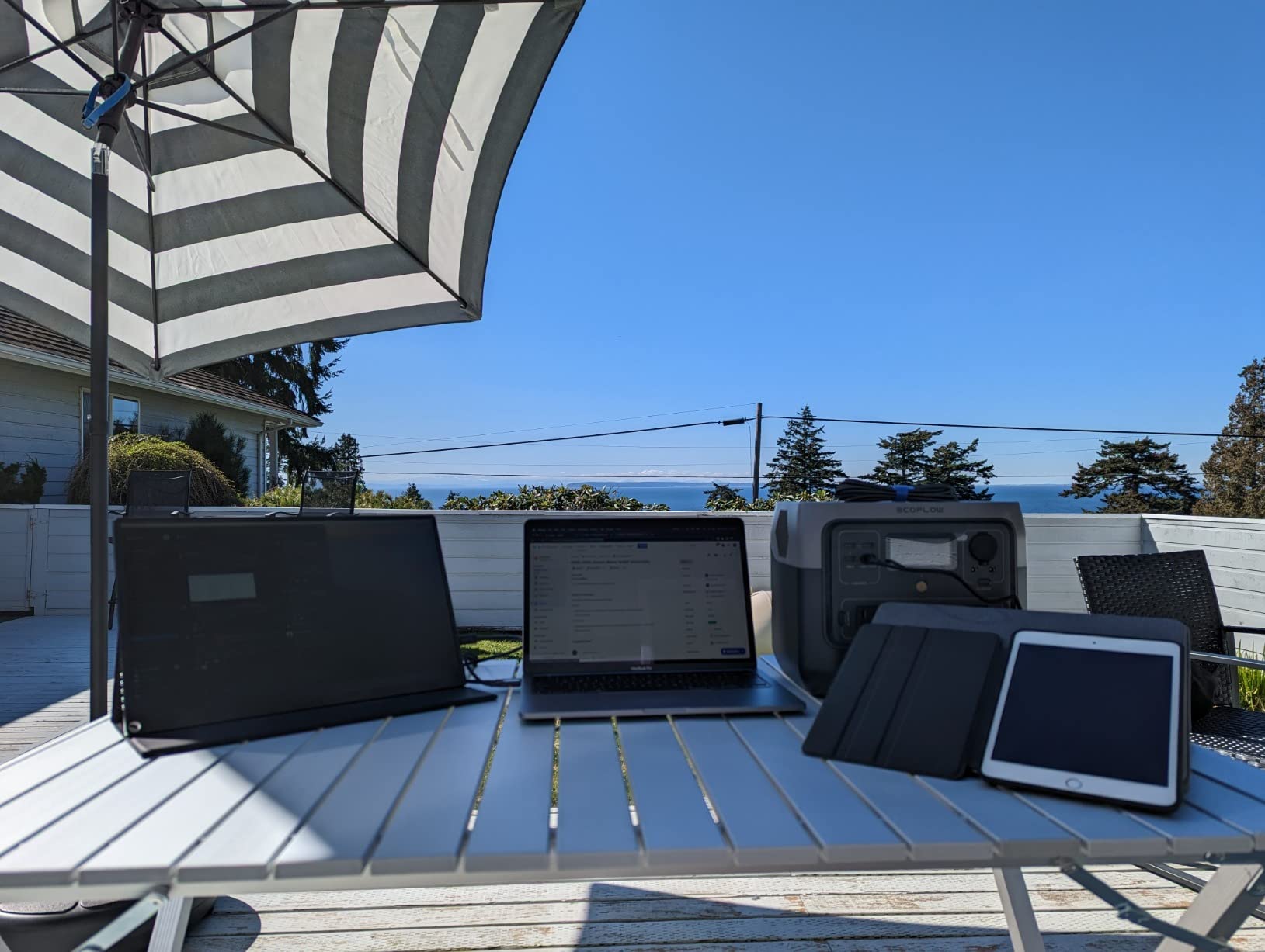 EF ECOFLOW Portable Power Station RIVER 2 Pro, 768Wh LiFePO4 Battery, 70 Min Fast Charging, 4X800W (X-Boost 1600W) AC Outlets, Solar Generator for Outdoor Camping/RVs/Home Use Black customer photo 1