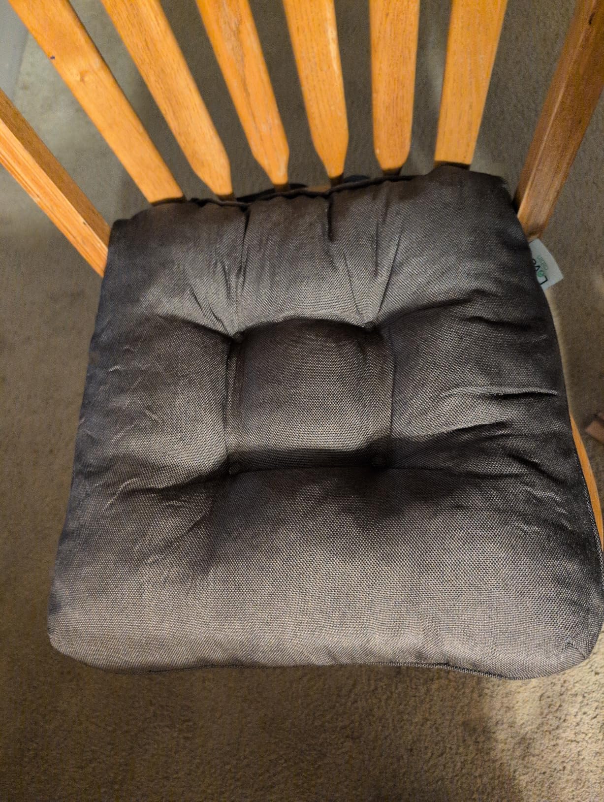 Love's cabin Memory Foam Chair Cushions Set of 4, 15.5