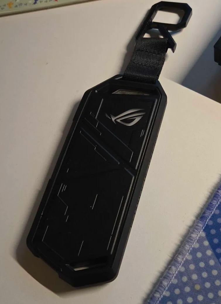 ASUS TUF Gaming A1 External M.2 NVMe SATA PCIe SSD Enclosure - USB-C, M.2 Q-Latch for Easy Installation, Drop Resistance, IP68 Water and dust Resistance, PS5 and Xbox Support,Black customer photo 1