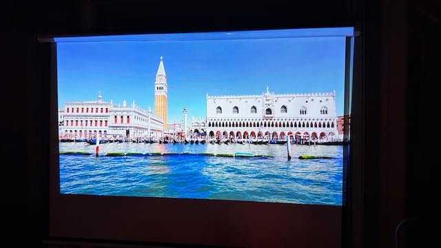 YABER K2s WiFi 6 Bluetooth Projector with Google TV, 4K Supported, Sound by JBL, Dolby Audio, Auto Focus & Keystone, Native 1080P Outdoor Movie Projector with Netflix 7000+ Apps customer photo 1