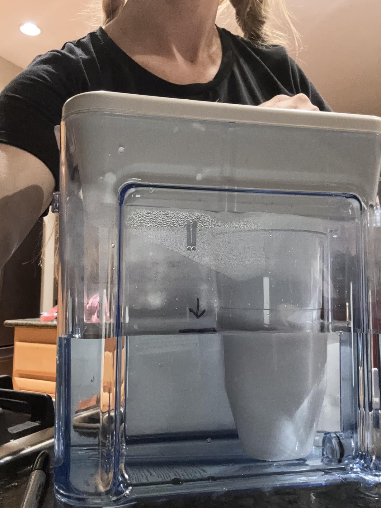 ZeroWater 32-Cup 5-Stage Water Filter Dispenser with Instant Read Out - 0 TDS for Improved Tap Water Taste - IAPMO Certified to Reduce Lead, Chromium, and PFOA/PFOS customer photo 2