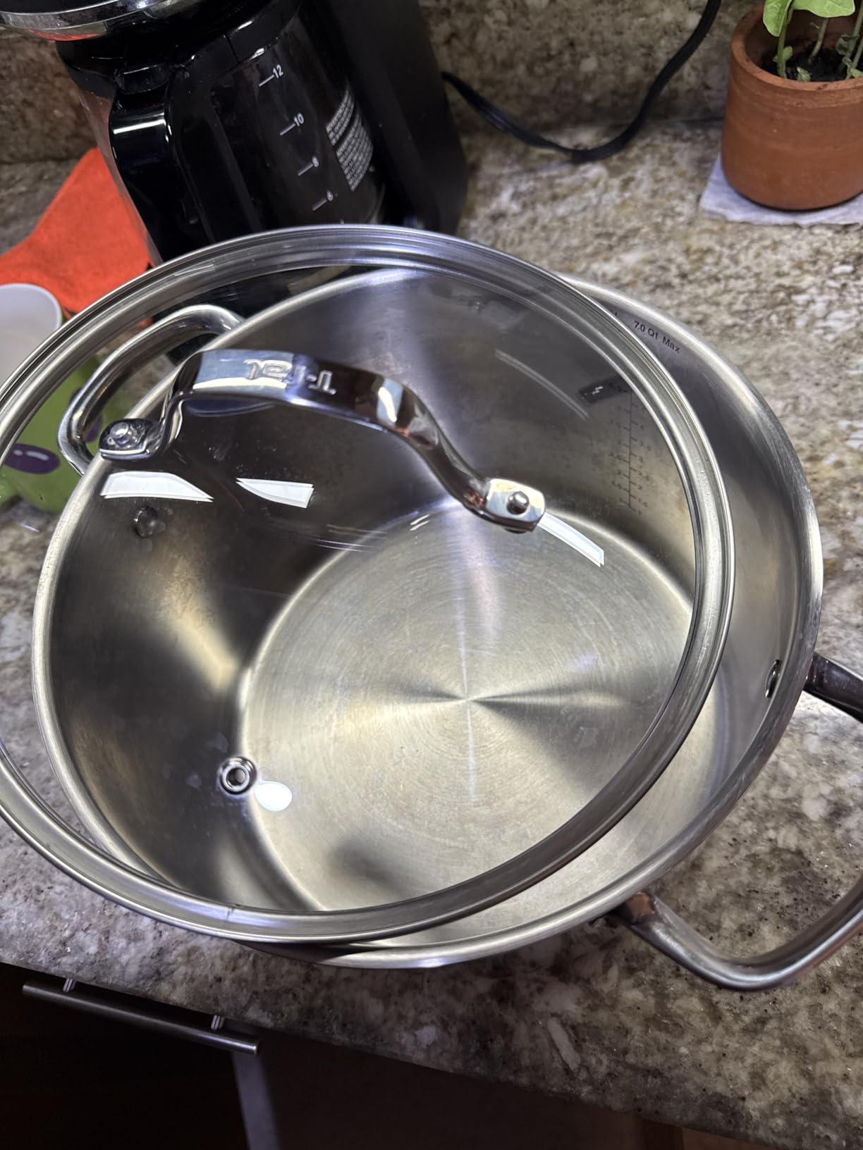 T-fal Stainless Steel Pots and Pans Set 11 Piece, Induction, Oven Broiler Safe 500F, Kitchen Cooking Set w/Fry Pans, Saucepans, Saute Pan, Dutch Oven, Steamer, Cookware, Dishwasher Safe, Silver customer photo 1