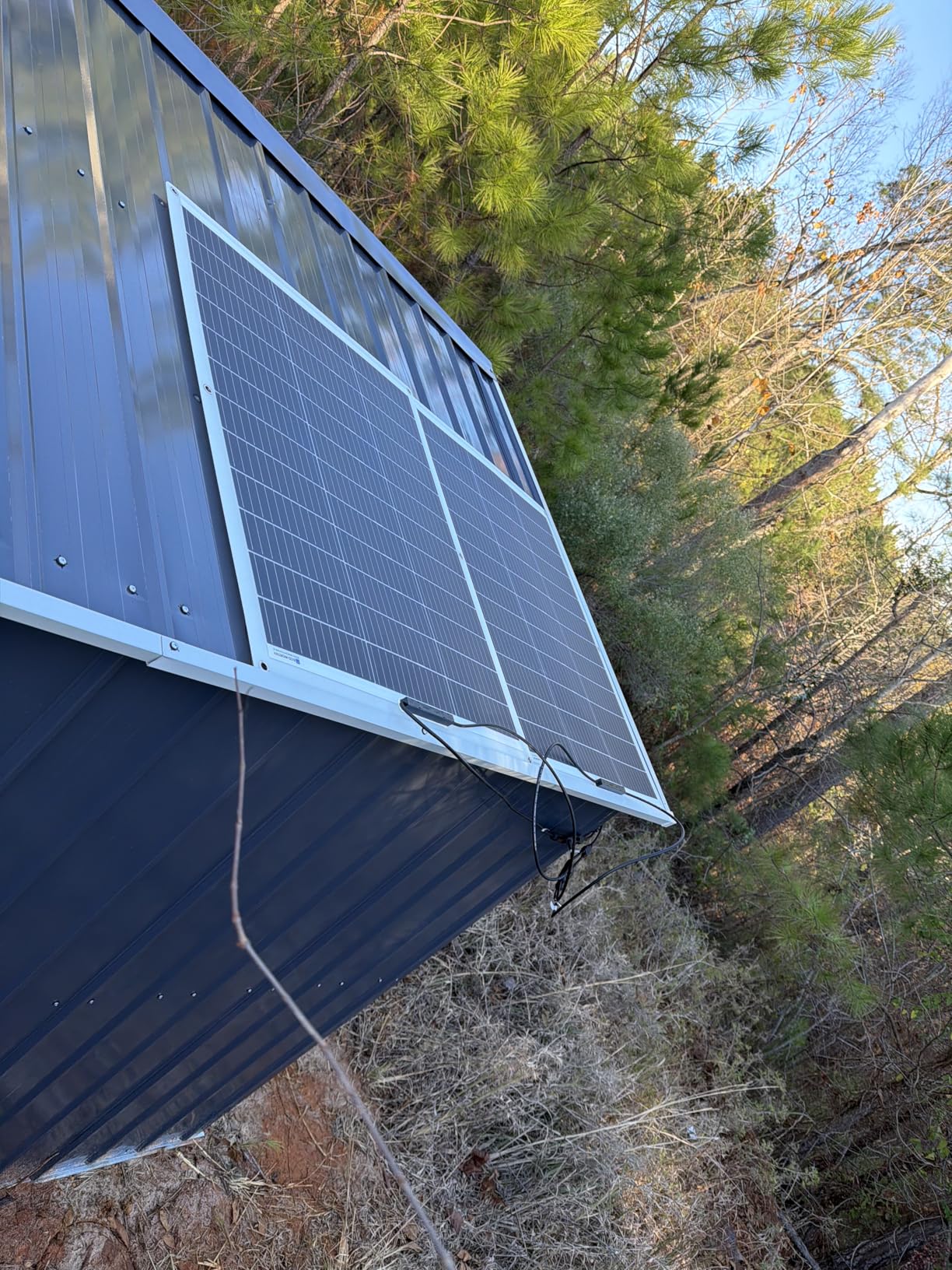 ECO-WORTHY 260Watt 12Volt Flexible Solar Panel Kit for Off Grid Home RV, Boat and Uneven Surfaces:2pcs 130W Mono Solar Panel + 30A 12V Charger Controller + Solar Cable + Tray Cable + Y Branch customer photo 2