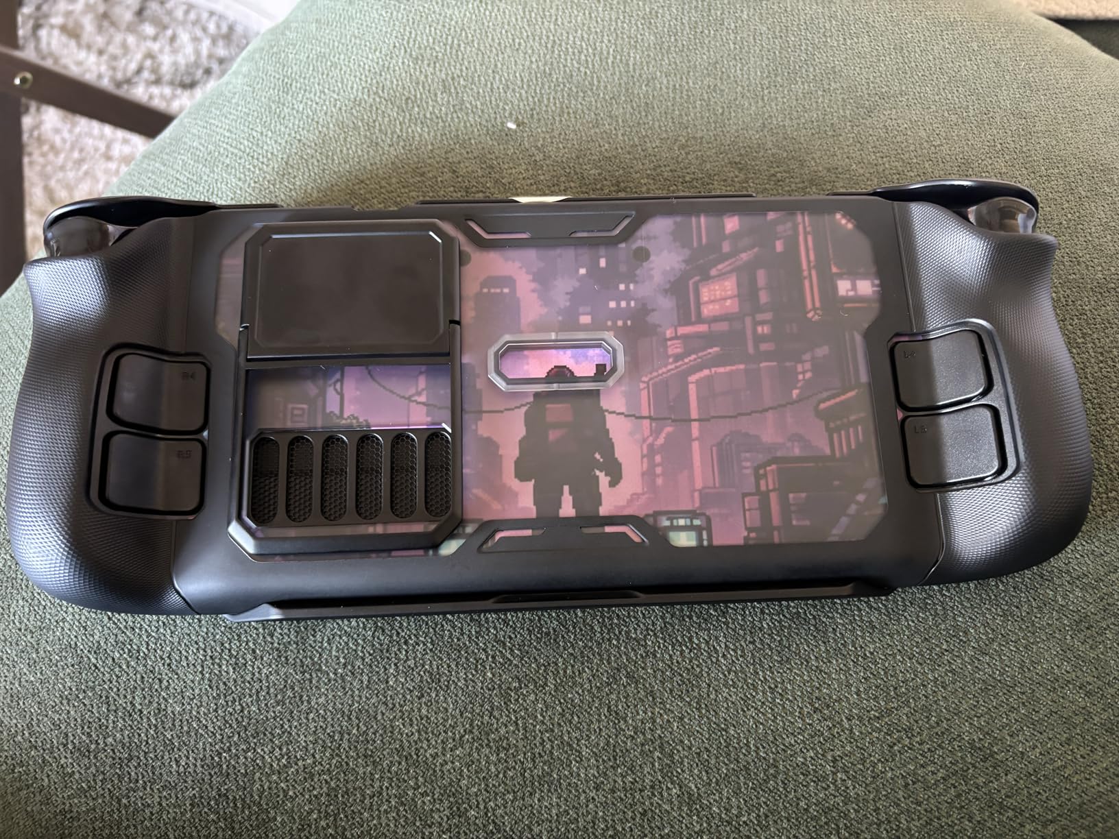 JSAUX ModCase for Steam Deck/Steam Deck OLED, PC0104 Modular Valve Steam Deck Case Include Protective Case, Face Cover, Cooling Fan, Metal Bracket and Strap - Cooler Set customer photo 2