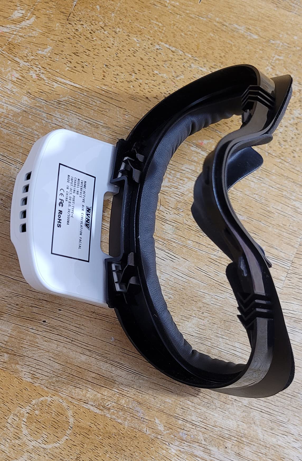 NVNV VR Fan for Oculus Quest 2,Anti-fogging Accelerated Air Flow Cooling Fan with Facial Interface,Sweat-Proof Face Cover,VR Accessories for Quest 2,for Fitness,Workout & Intense VR Games,White customer photo 1