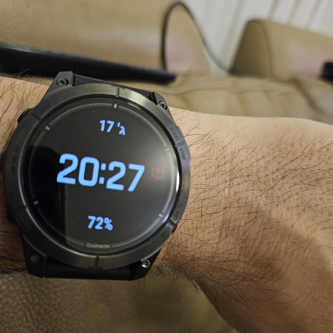 Garmin epix Pro (Gen 2) Sapphire Edition, 51mm, High Performance Smartwatch, Advanced Training Technology, Built-in Flashlight, Black customer photo 2