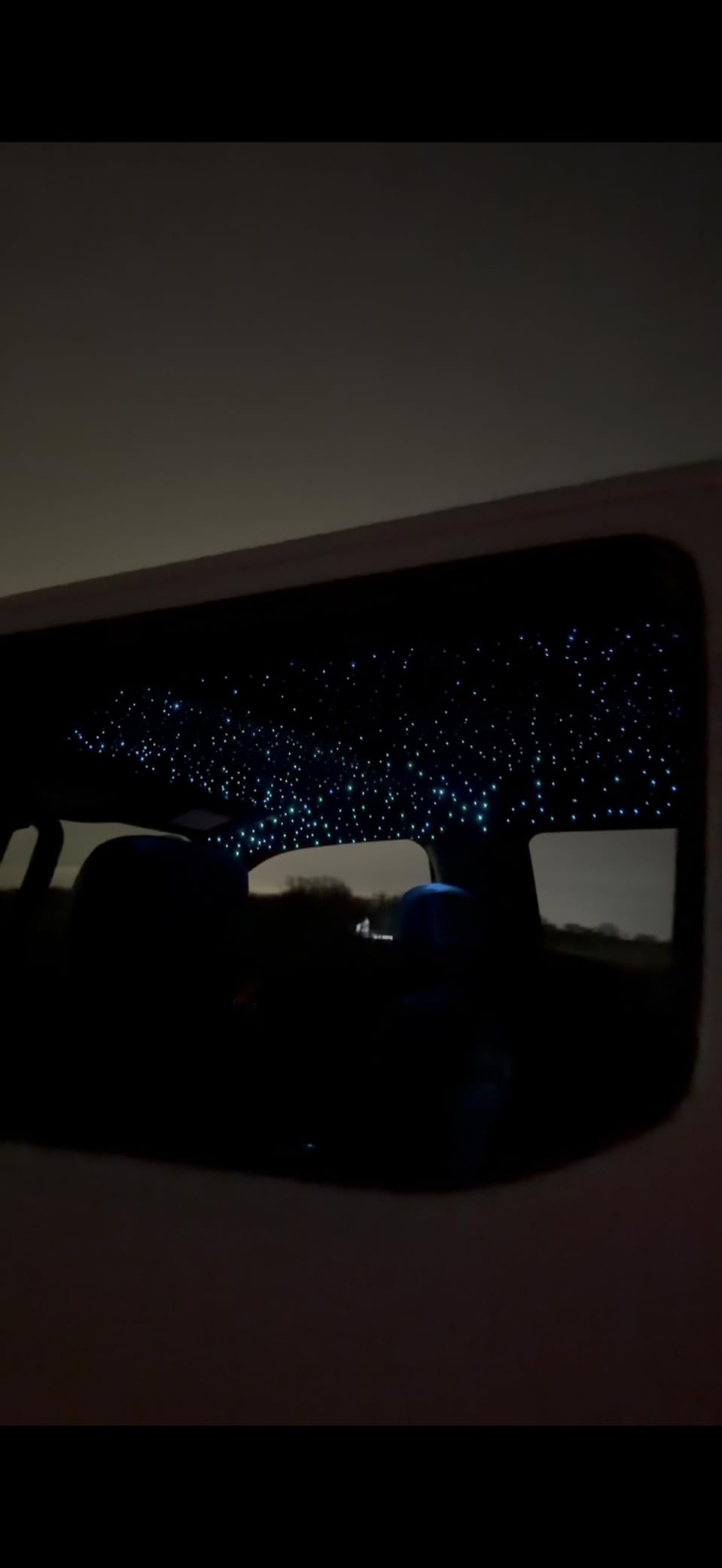 CHINLY 32W Twinkle 1600pcs 13.1ft Fiber Optic Lights Starlight Headliner Kit - Music Mode Bluetooth APP Control customer photo 1