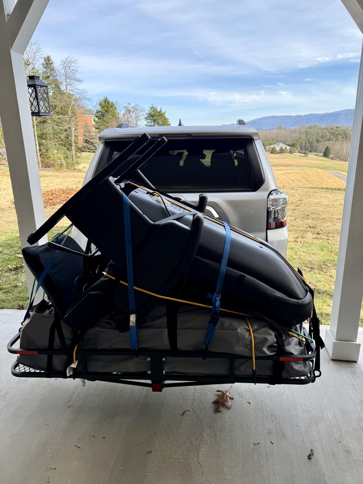 Wildroad Hitch Cargo Carrier Basket Combo 60