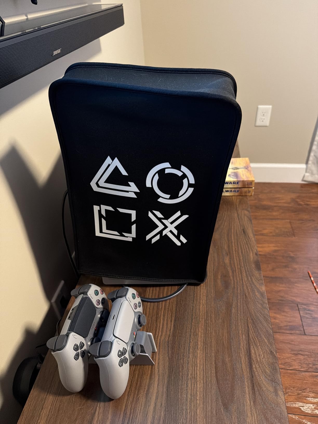 Wedorat Dust Cover for PS5 Pro/PS5/PS5 Slim Protectors Cover for Game Console Case Skin Waterproof Washable Dust Sleeve for PS5 Pro/PS5/PS5 Slim Accessories Soft Neat Lining Dust Guard Black customer photo 1