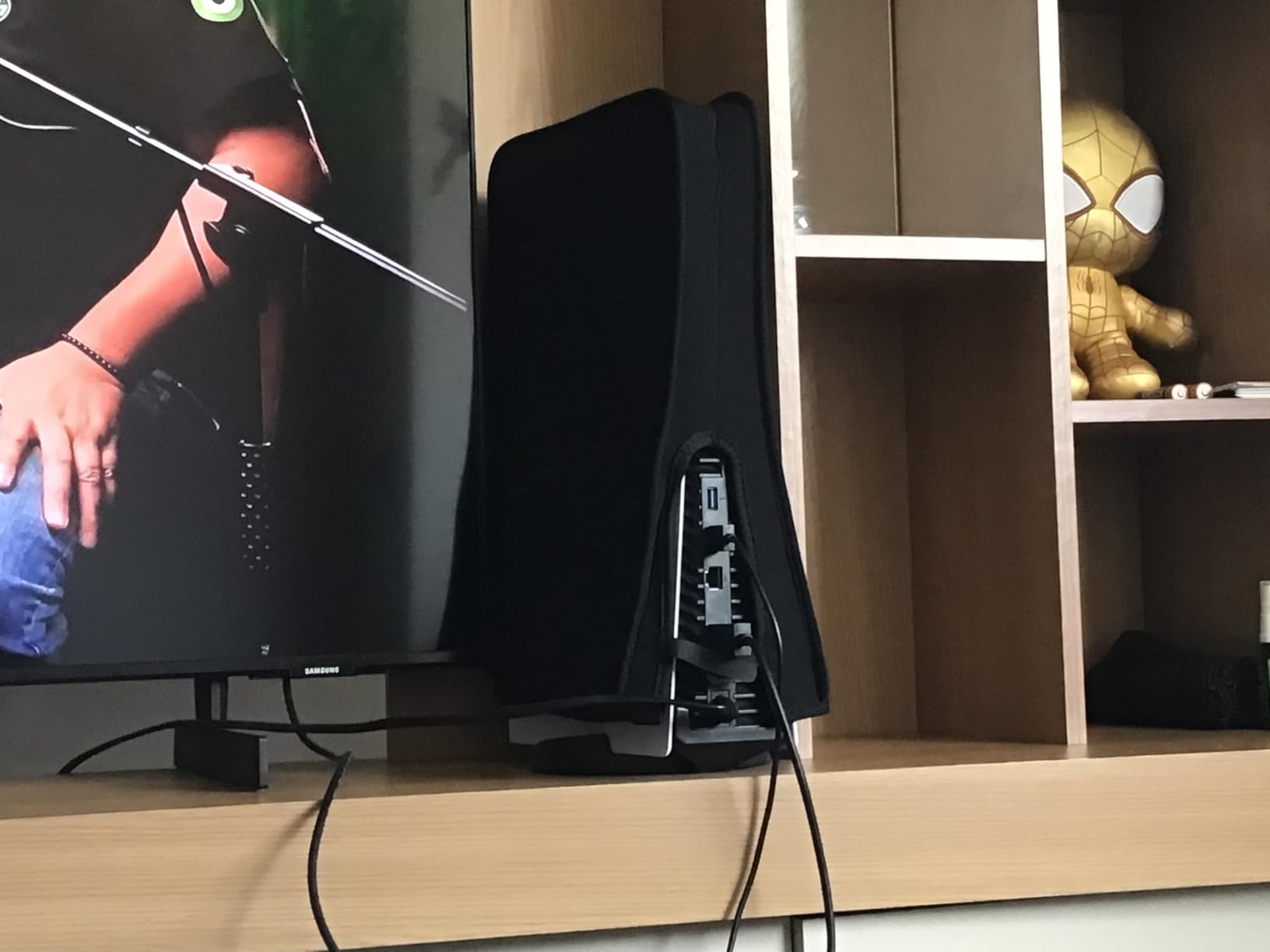 Wedorat Dust Cover for PS5 Pro/PS5/PS5 Slim Protectors Cover for Game Console Case Skin Waterproof Washable Dust Sleeve for PS5 Pro/PS5/PS5 Slim Accessories Soft Neat Lining Dust Guard Black customer photo 2