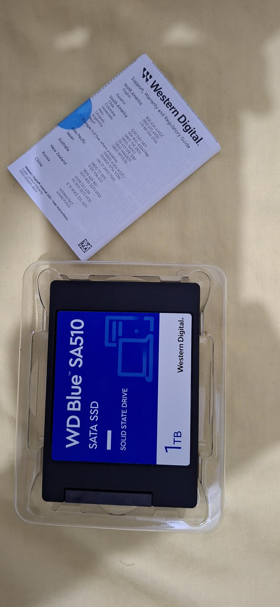 Western Digital 2TB WD Blue SA510 SATA Internal Solid State Drive SSD - SATA III 6 Gb/s, 2.5