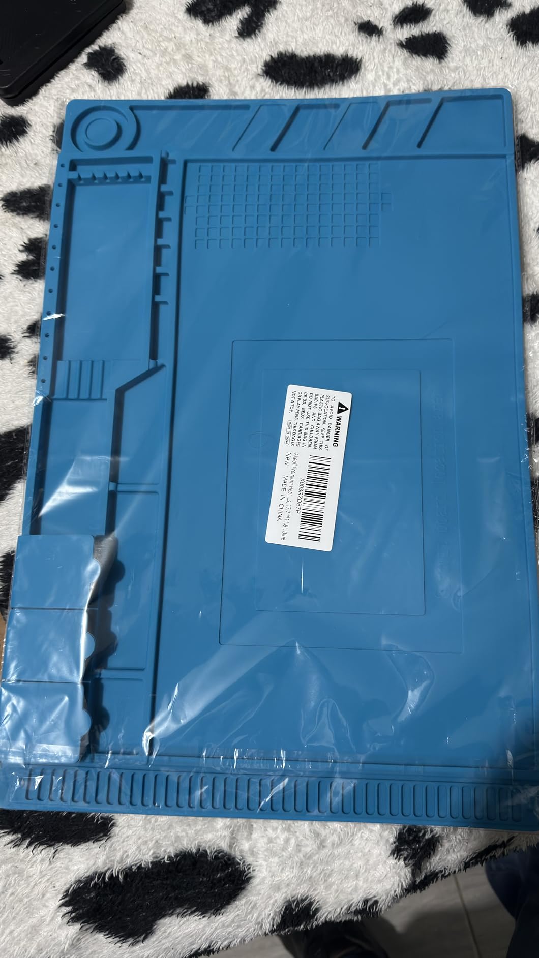 Premium Heat Resistant Solder Pad, Large Anti-static Magnetic Silicone Pad, Repair Pad With Scale, for Cell Phone, Computer and Other Electronic Repairs, 17.7 