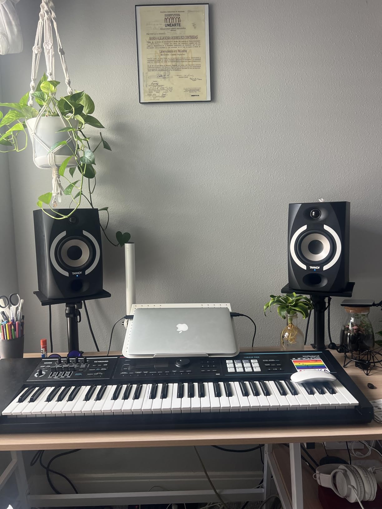 Set of 2 Desktop Clamp Speaker Stands Short Studio Monitor Stands Height Adjustable customer photo 1