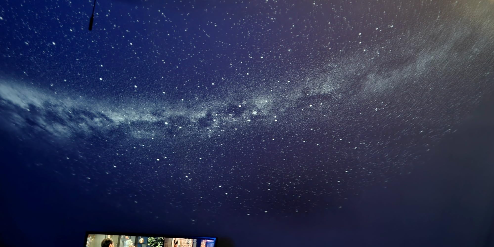 POCOCO Galaxy Star Projector for Bedroom with Replaceable Optical Film Discs, Home Planetarium Night Light Projector with High-Definition Soft Light for Relax, Study, and Meditate, Stress Relief Gifts customer photo 2