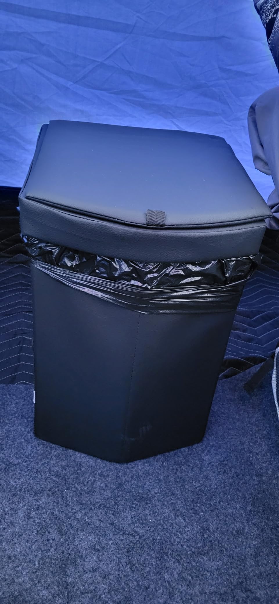 2026 Upgraded XL Portable Toilet for Adults, Tall Camping Toilet with Lid and Convenient Carry Bag, Portable Potty for Camping, Hiking, Car Travel, Truck, RV, Boating, Road Trips, Beach customer photo 1