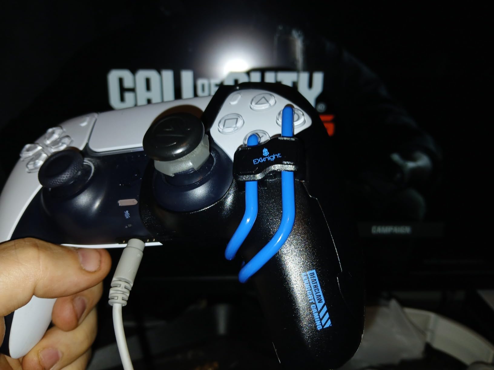 EXknight Deathclaw Back Paddles Attachment, Back Buttons Adapter for PS5 Controller customer photo 1