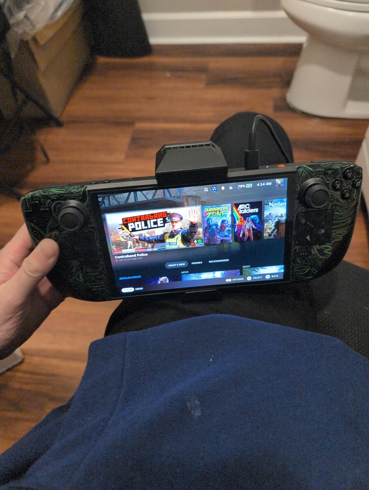 JSAUX Cooling Fan for Steam Deck, Innovative Cooler with Stand Compatible with Steam Deck OLED-GP0201 customer photo 1