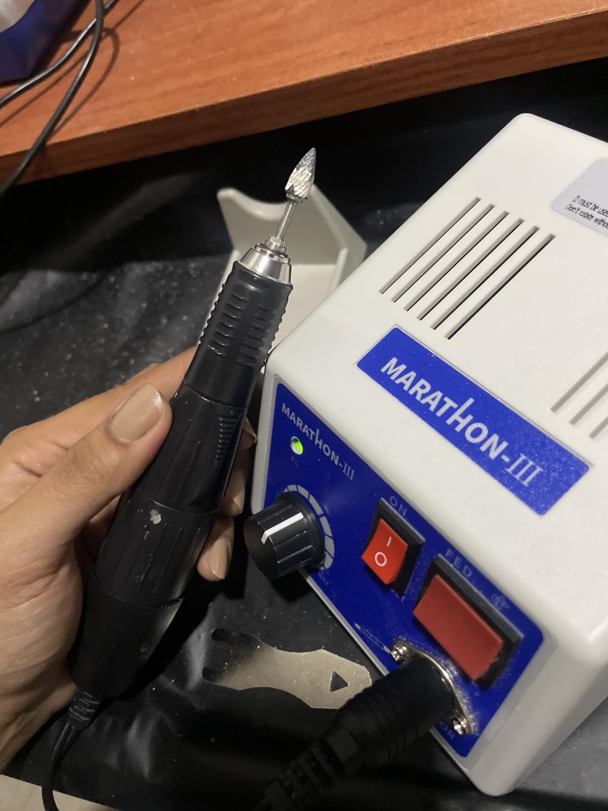 Marathon-III Micromotor Lab Jewelry Carving sander Micromotor Micromotor Hand Kit suitable for marathon customer photo 2