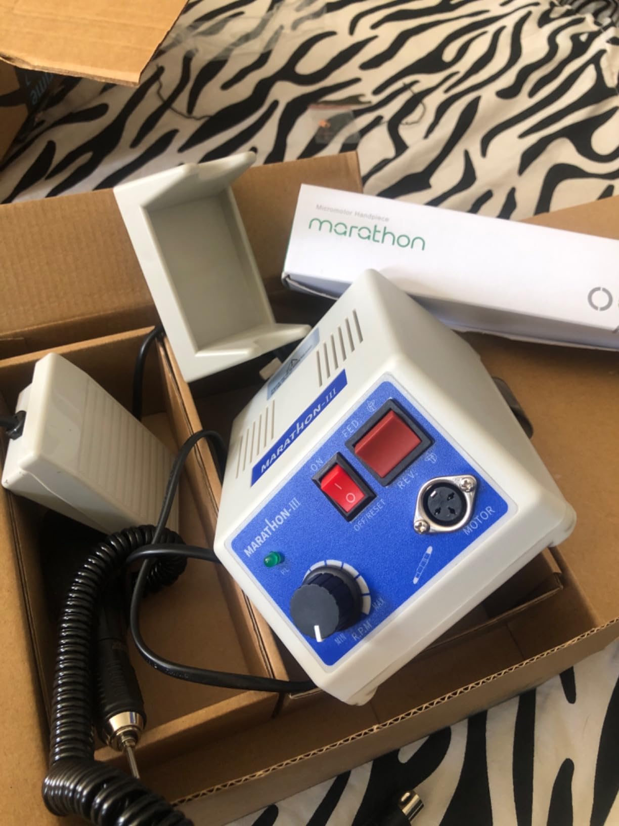 Marathon-III Micromotor Lab Jewelry Carving sander Micromotor Micromotor Hand Kit suitable for marathon customer photo 3