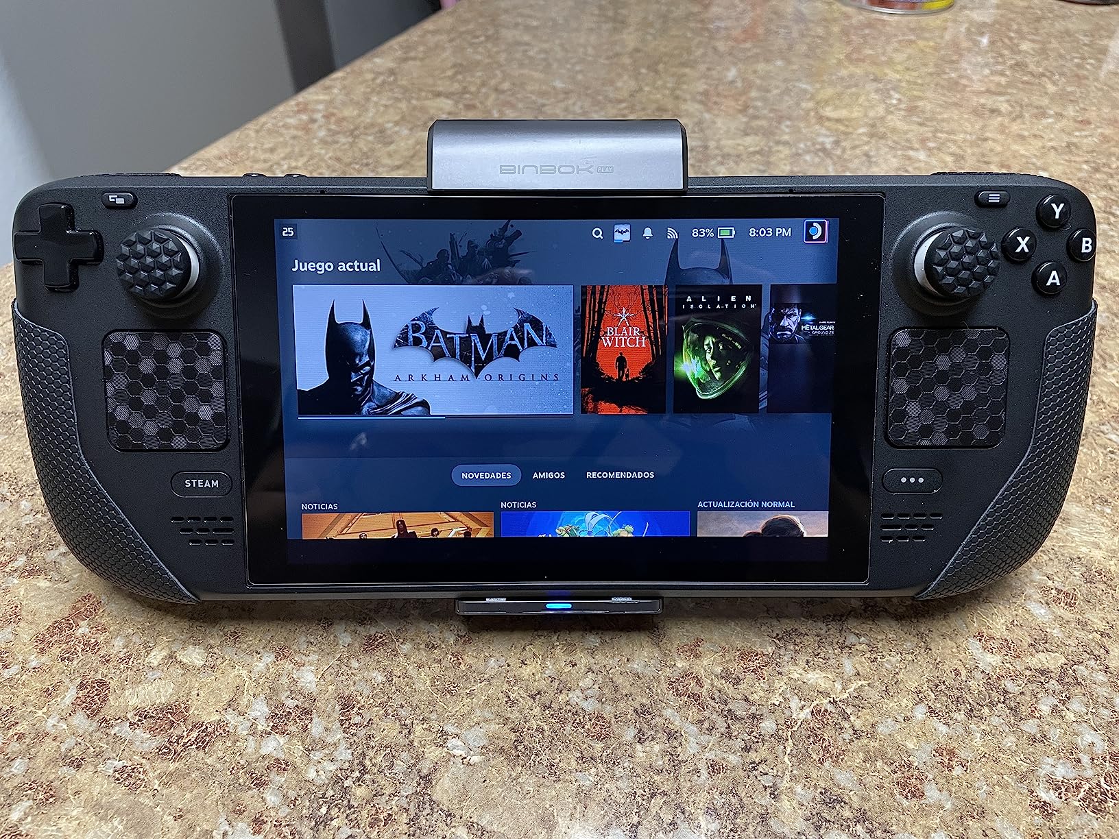 BINBOKPLAY V1 Steam Deck Fan for Cooling, Steam Deck Cooler for CPU with Steam Deck Dock Function for Steam Deck Accessories, Exhaust Cooling System, LED Indicator, Rechargeable USB Port customer photo 2