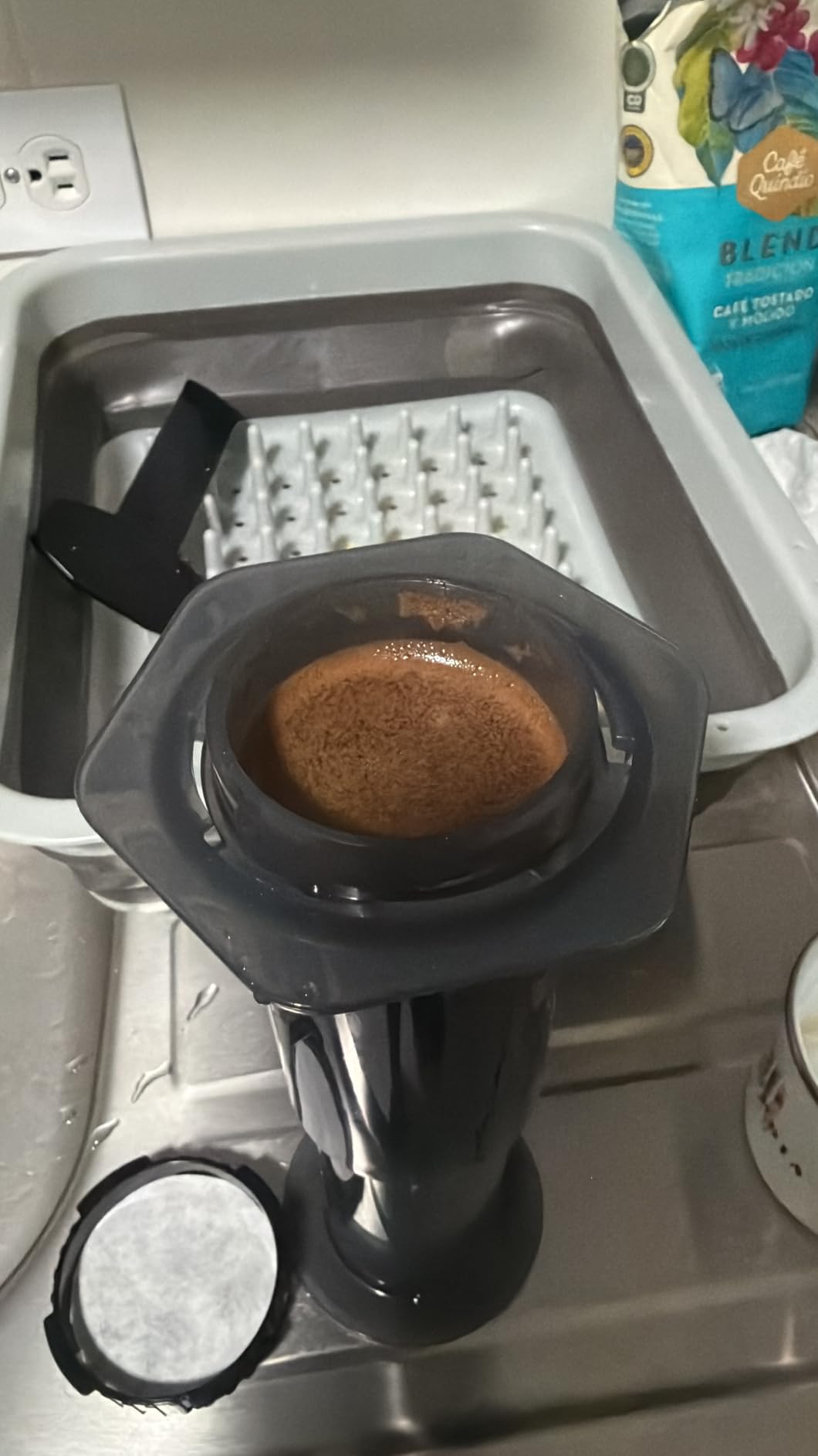 AeroPress Clear Coffee Press - All-in-One French Press, Pour-Over & Espresso Style Manual Brewer, 2 Min Brew for Less Bitterness, More Flavor, Small Portable Coffee Maker, Travel & Camping customer photo 1