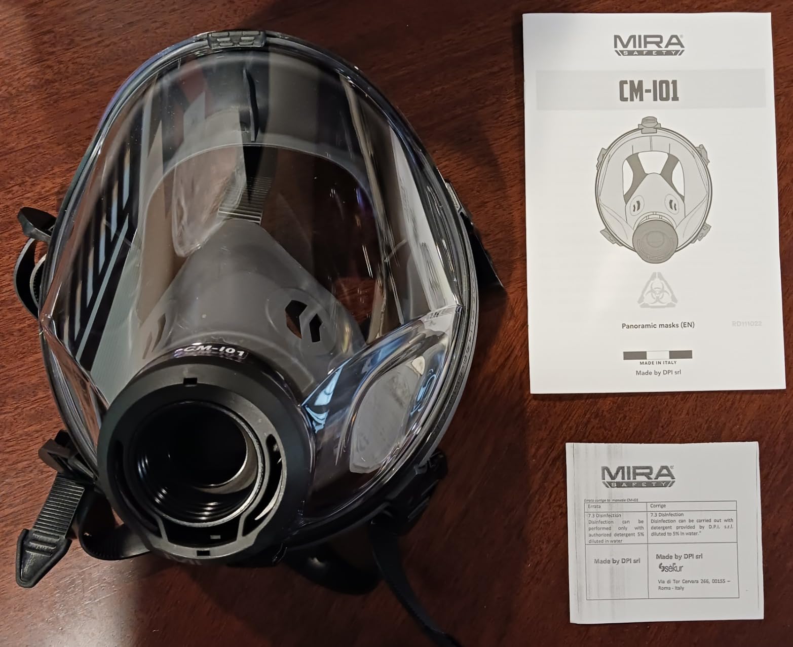 MIRA Safety CM-I01 Full-Face Industrial-Grade Gas Mask with 40mm NATO Filter Compatibility and Advanced Valve Design customer photo 2