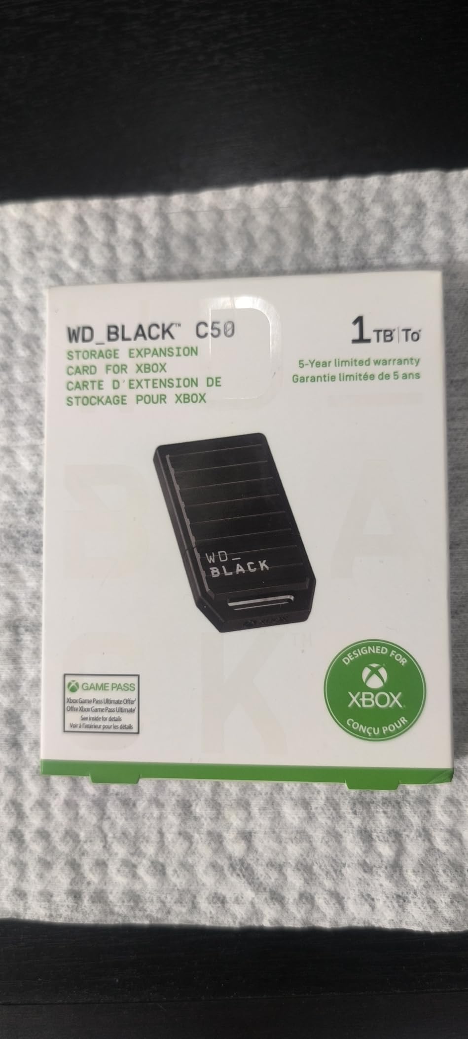 WD_BLACK 1TB C50 Storage Expansion Card, Officially Licensed for Xbox - Quick Resume, Plug & Play, NVMe SSD Expansion for Xbox Series X|S Gaming Consoles - WDBMPH0010BNC-WCSN customer photo 1