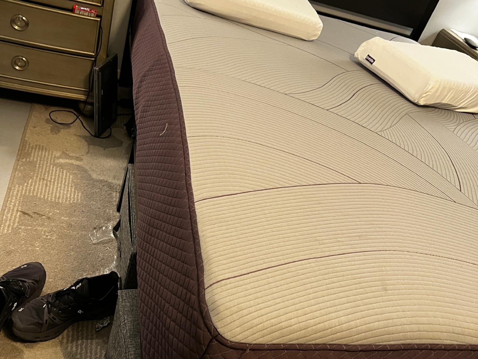 Purple Restore Mattress (Soft) - Queen, GelFlex Grid, Better Than Memory Foam, Temperature Neutral, Responsiveness, Breathability, Made in USA customer photo 1