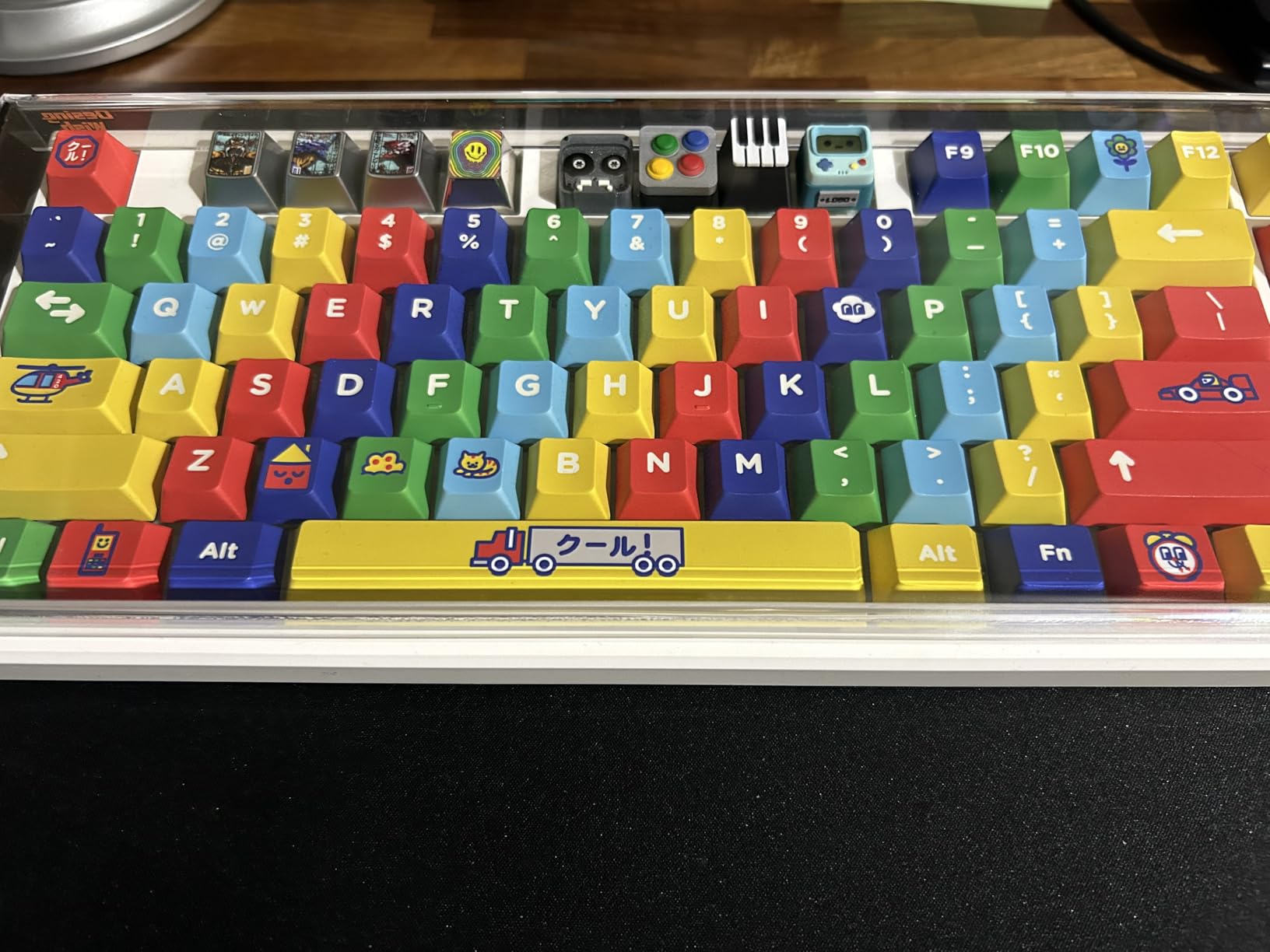 Redragon K556 Desing Wish Keyboard Cover, Water Resistant Half-Covered Acrylic Dust Cover Anti-Cat Lid customer photo 2